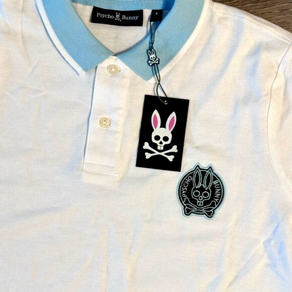 PSYCHO BUNNY Polo Men’s Shirt 4 Small - Picture 1 of 4